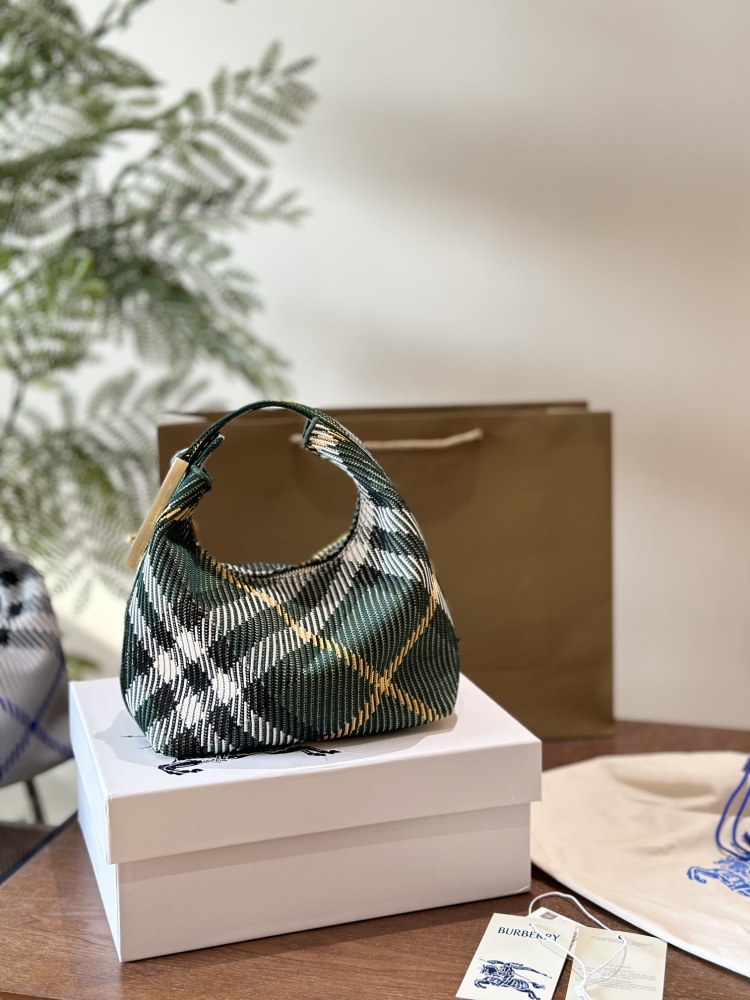 Burberry latest collection, Peg series handbags
