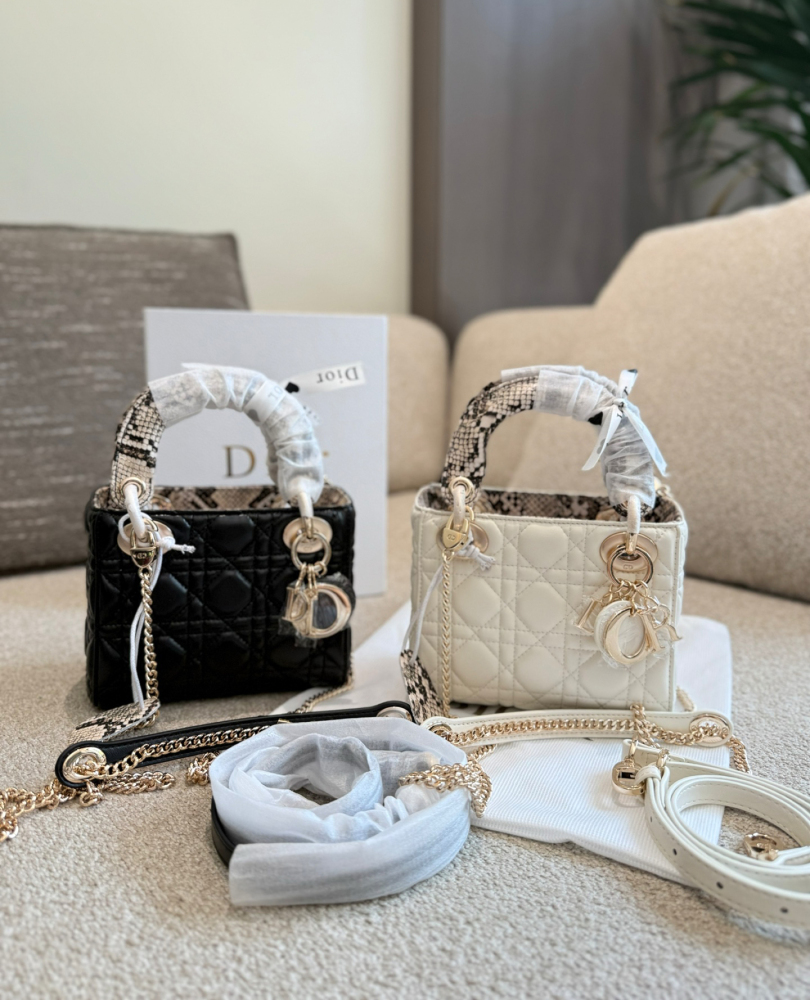 Dior Exquisite Limited Edition Python Handle Diarmuid Bag