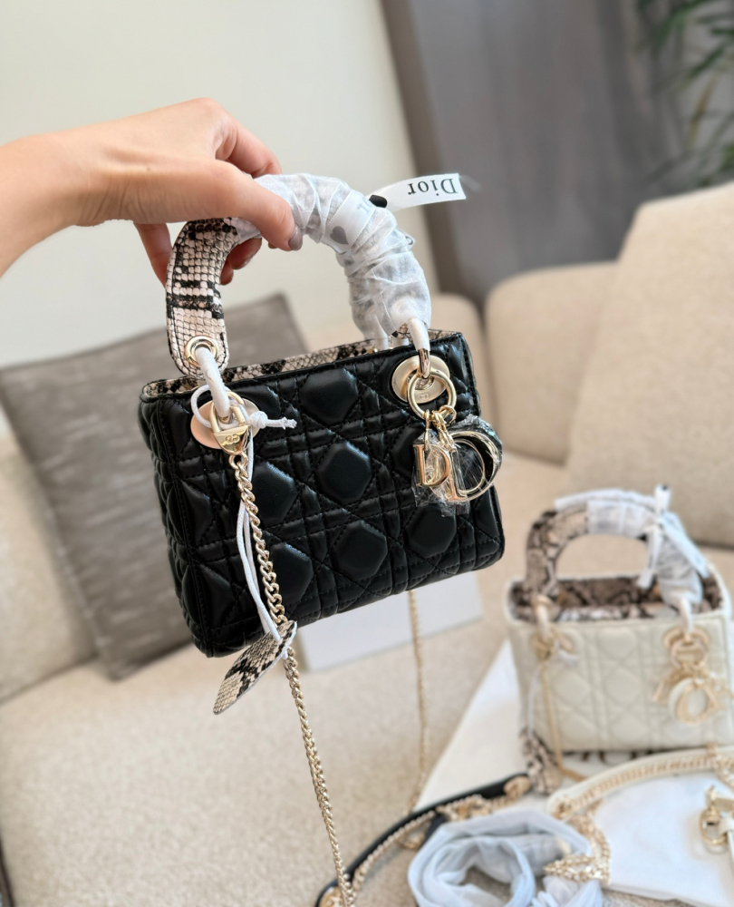 Dior Exquisite Limited Edition Python Handle Diarmuid Bag