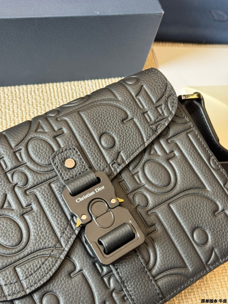 Dior Gravity Embossed Rider Messenger Bag