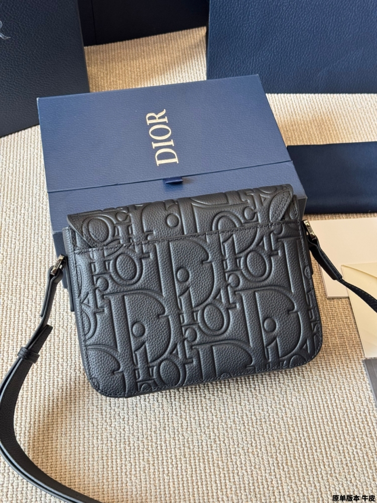 Dior Gravity Embossed Rider Messenger Bag