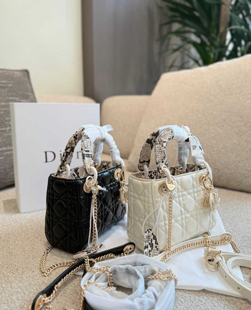Dior Exquisite Limited Edition Python Handle Diarmuid Bag