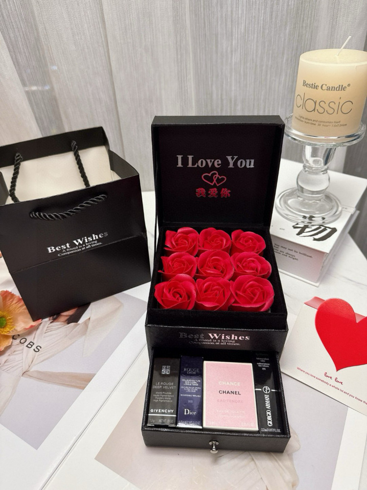 Valentine's Day Gift Box - Love's Name Sample 9 Flower Gift Box