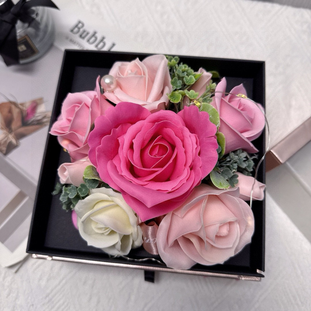 Valentine's Day Gift - Chanel Encounter Pink Double-Layered Metal Gift Box