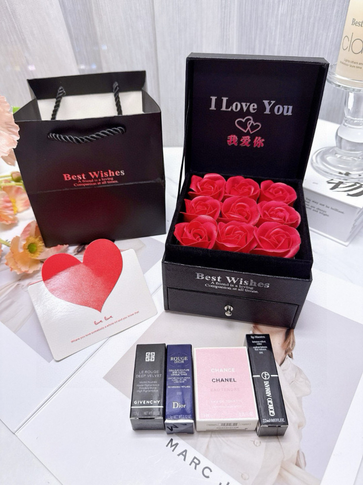 Valentine's Day Gift Box - Love's Name Sample 9 Flower Gift Box