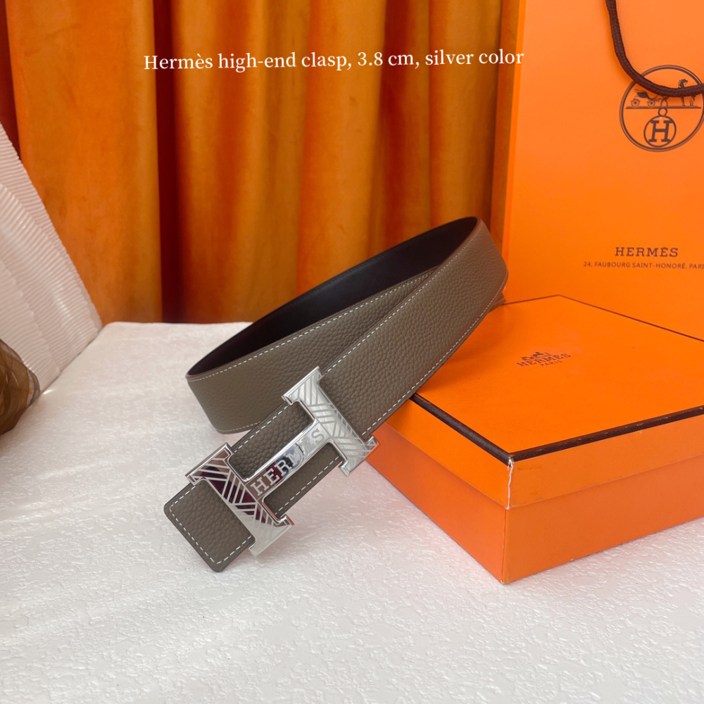 Hermès top-quality belt（silver color）