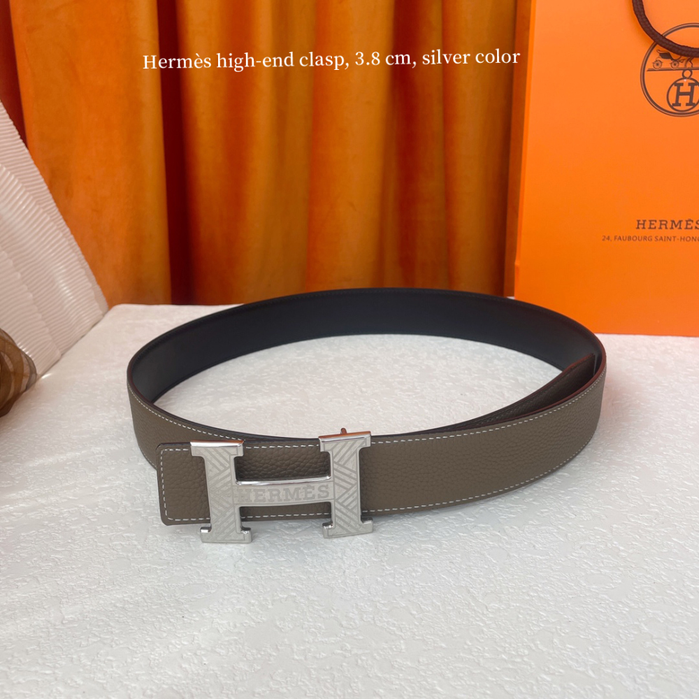 Hermès top-quality belt（silver color）