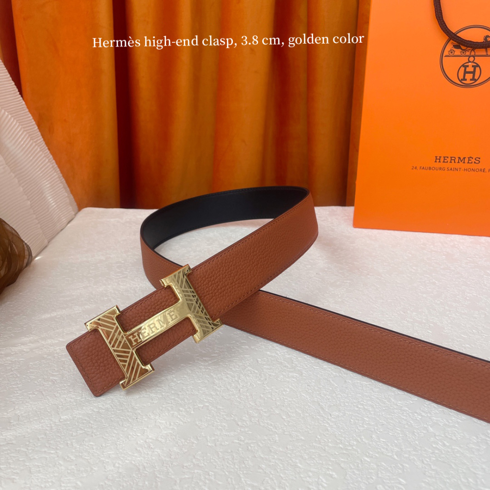 Hermès top-quality belt（golden color）