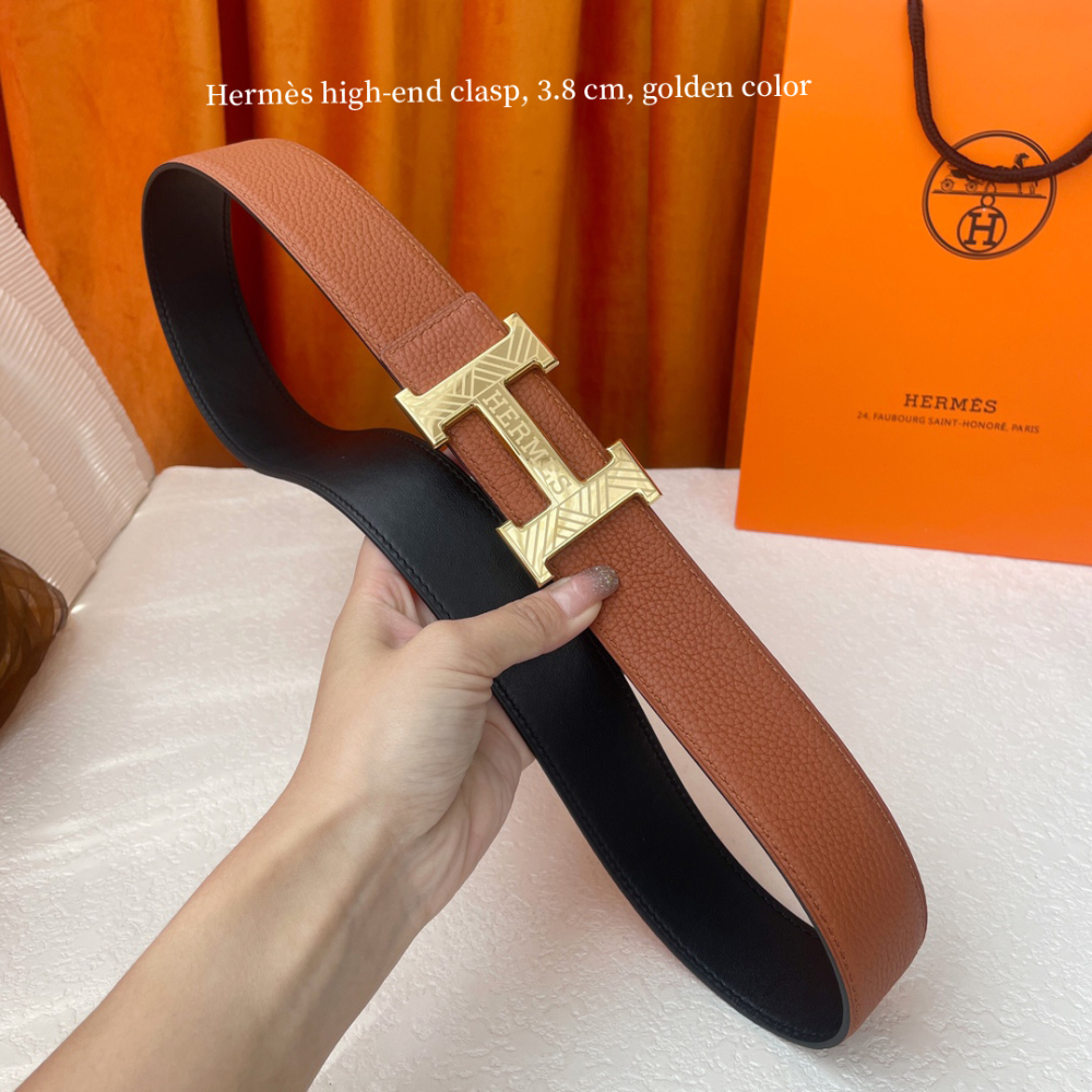 Hermès top-quality belt（golden color）