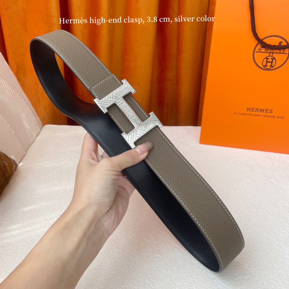 Hermès top-quality belt（silver color）