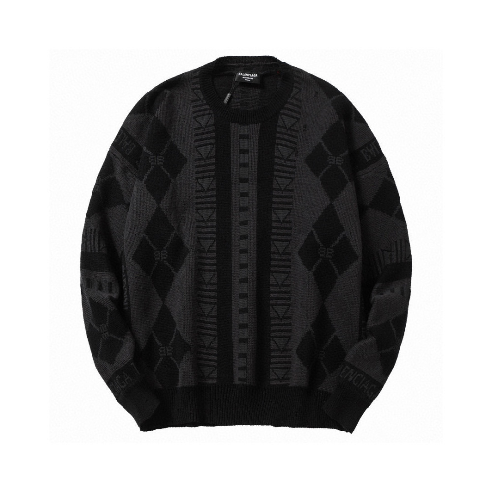 Balenciaga Geometric Pattern Sweater