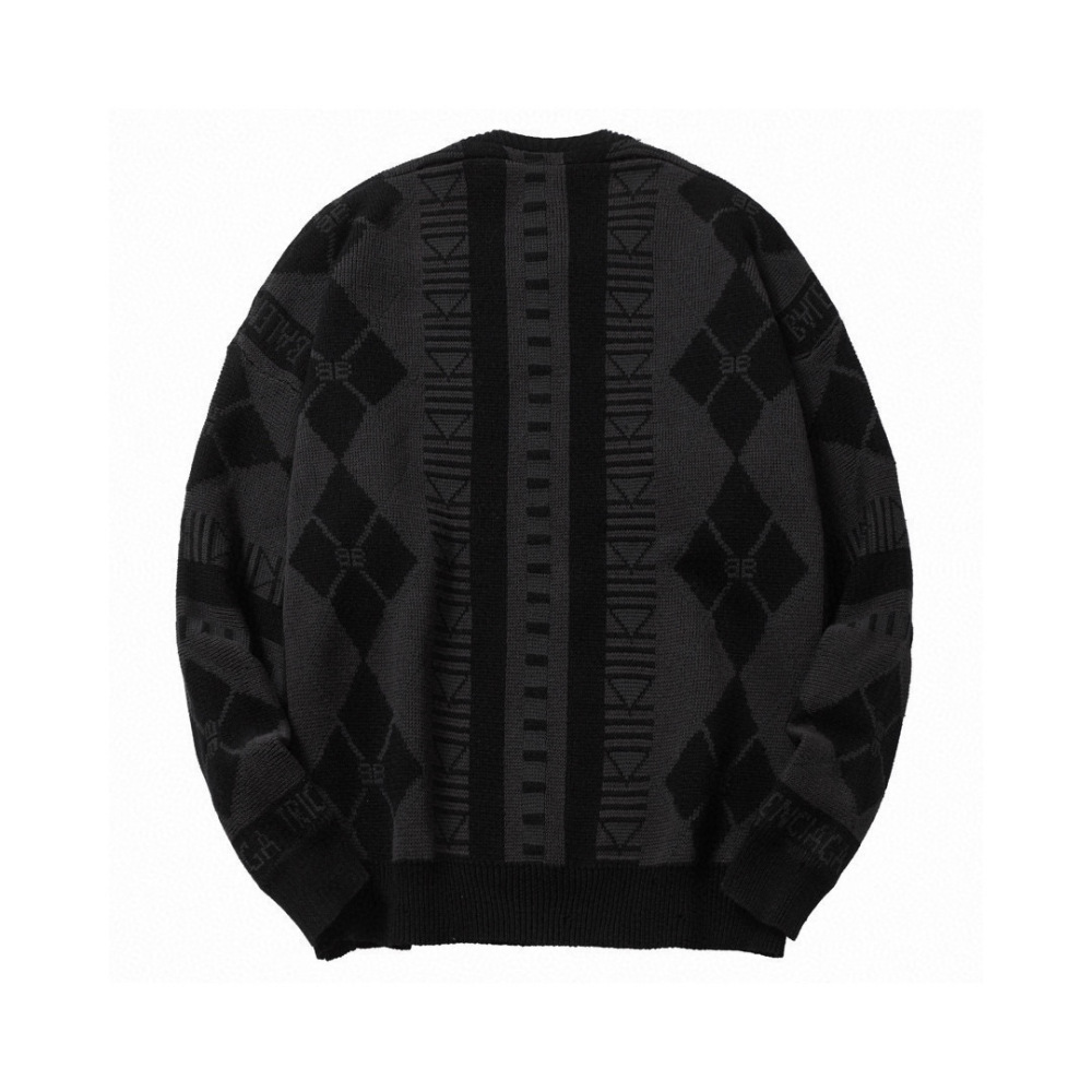 Balenciaga Geometric Pattern Sweater