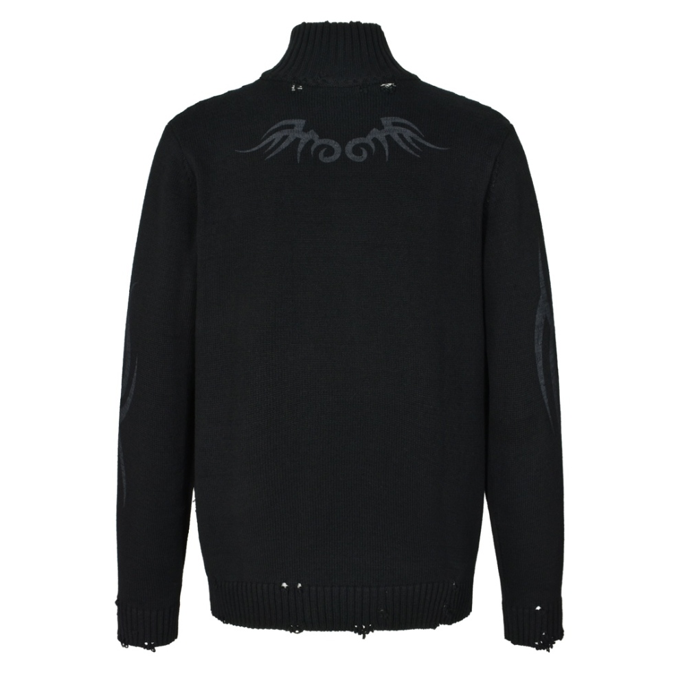 Balenciaga Flame Totem Zip Pullover