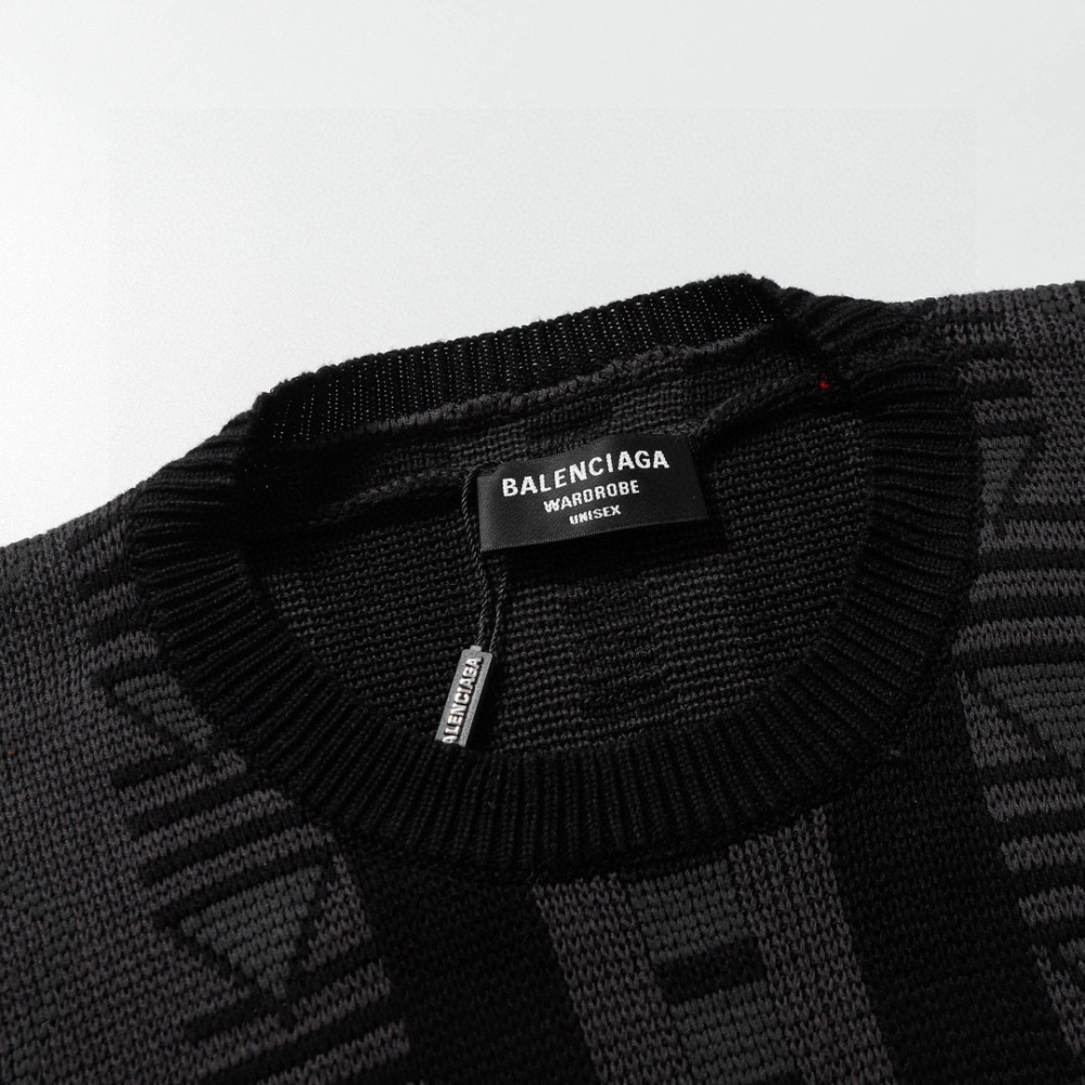 Balenciaga Geometric Pattern Sweater
