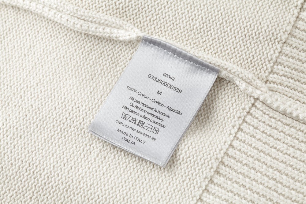 Dior New Embroidered Cotton Blend Buttoned Cardigan Silk