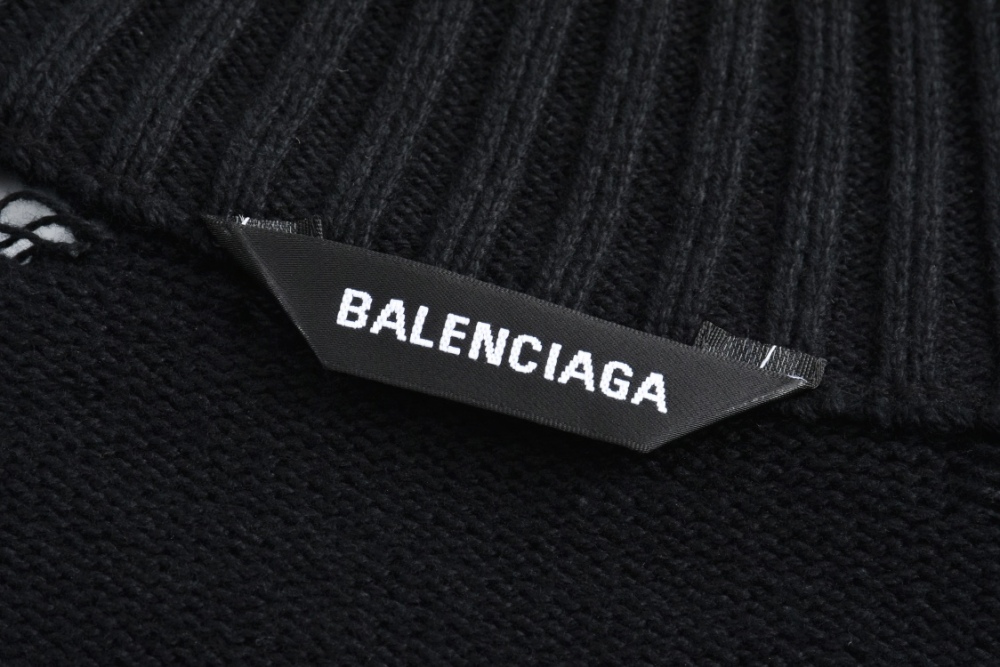 Balenciaga Flame Totem Zip Pullover