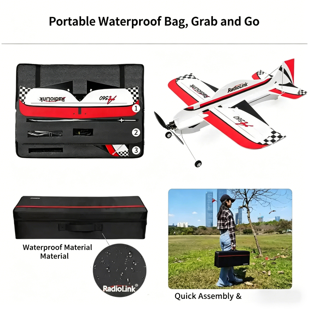 A560 One-key Hover Brushless 3D Aerobatic Fixed-wing Model Aircraft