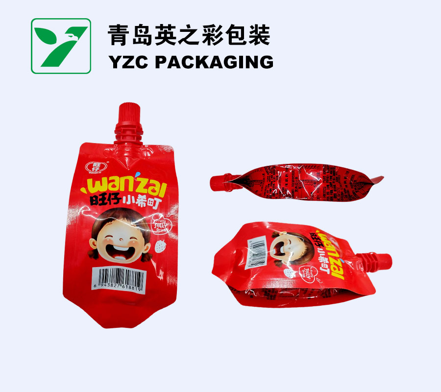 Gusset Spout Pouch,Spout pouch, Retort Pouch, Doypack, Stand-up Pouch - A Flexible Packaging Manufacturer | YINGZHICAI PACKAGING,Gusset Spout Pouch increases filling volume -Yingzhicai packaging
