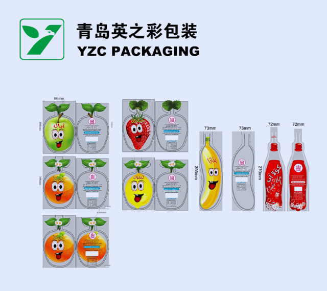Fruit Shape Pouch,Spout pouch, Retort Pouch, Doypack, Stand-up Pouch - A Flexible Packaging Manufacturer | YINGZHICAI PACKAGING,Custom fruit shaped bags for Liquid & Beverage Packaging - Yingzhicai Packaging