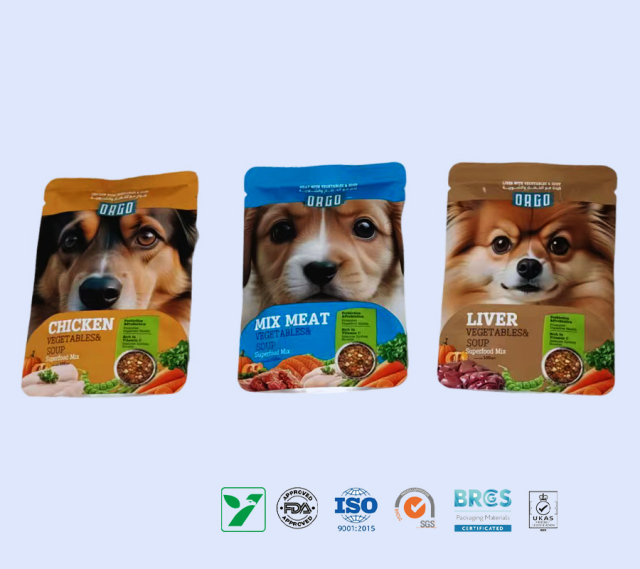 121°C Retort 3-Side Seal Pouch – For Pet Wet Food,Spout pouch, Retort Pouch, Doypack, Stand-up Pouch - A Flexible Packaging Manufacturer | YINGZHICAI PACKAGING,121°C Retort 3-Side Seal Pouch – For Pet Wet Food