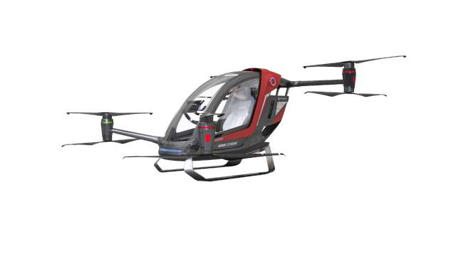 Modèle prototype d'avion habité