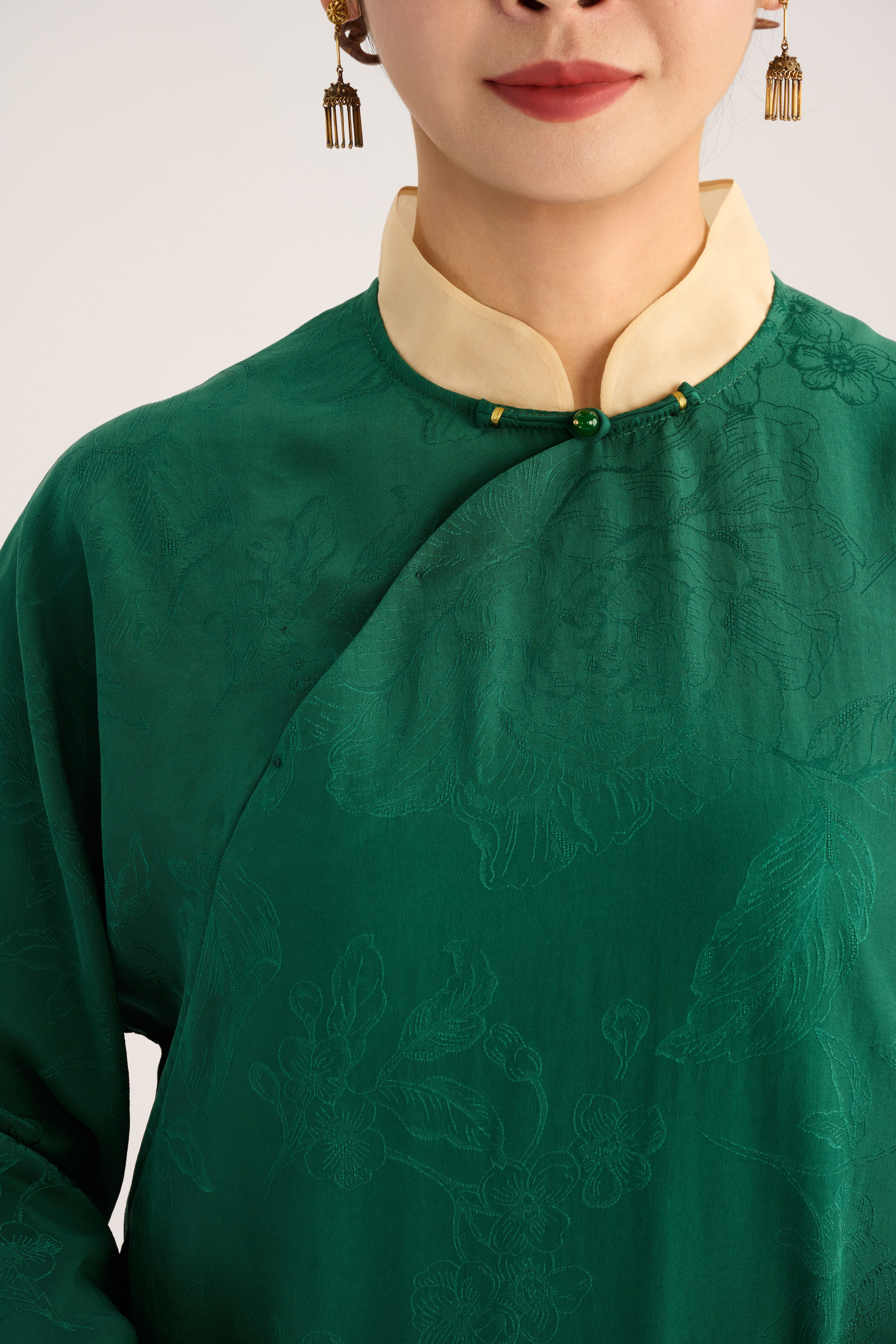 Lvluo Pattern Blouse