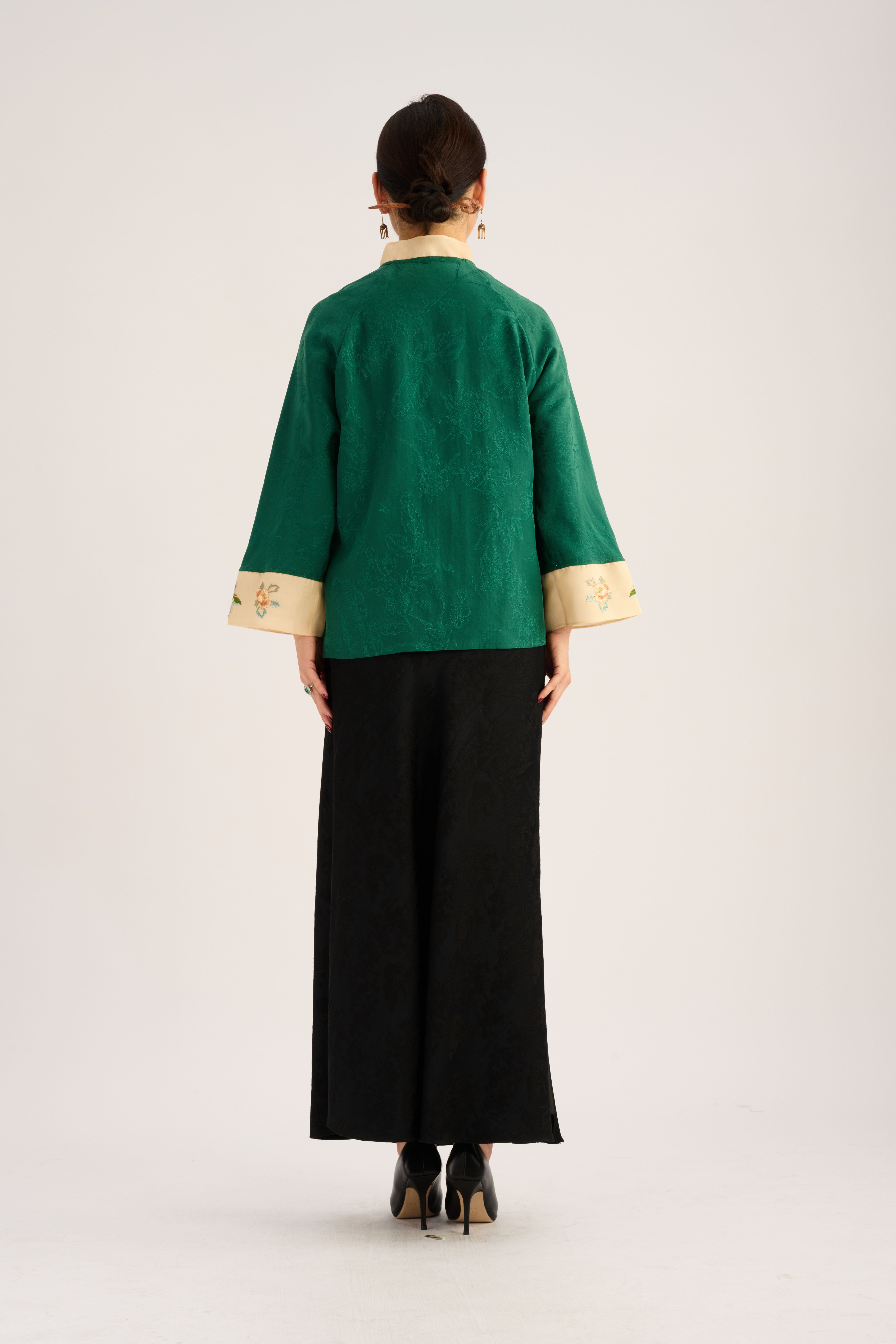 Lvluo Pattern Blouse