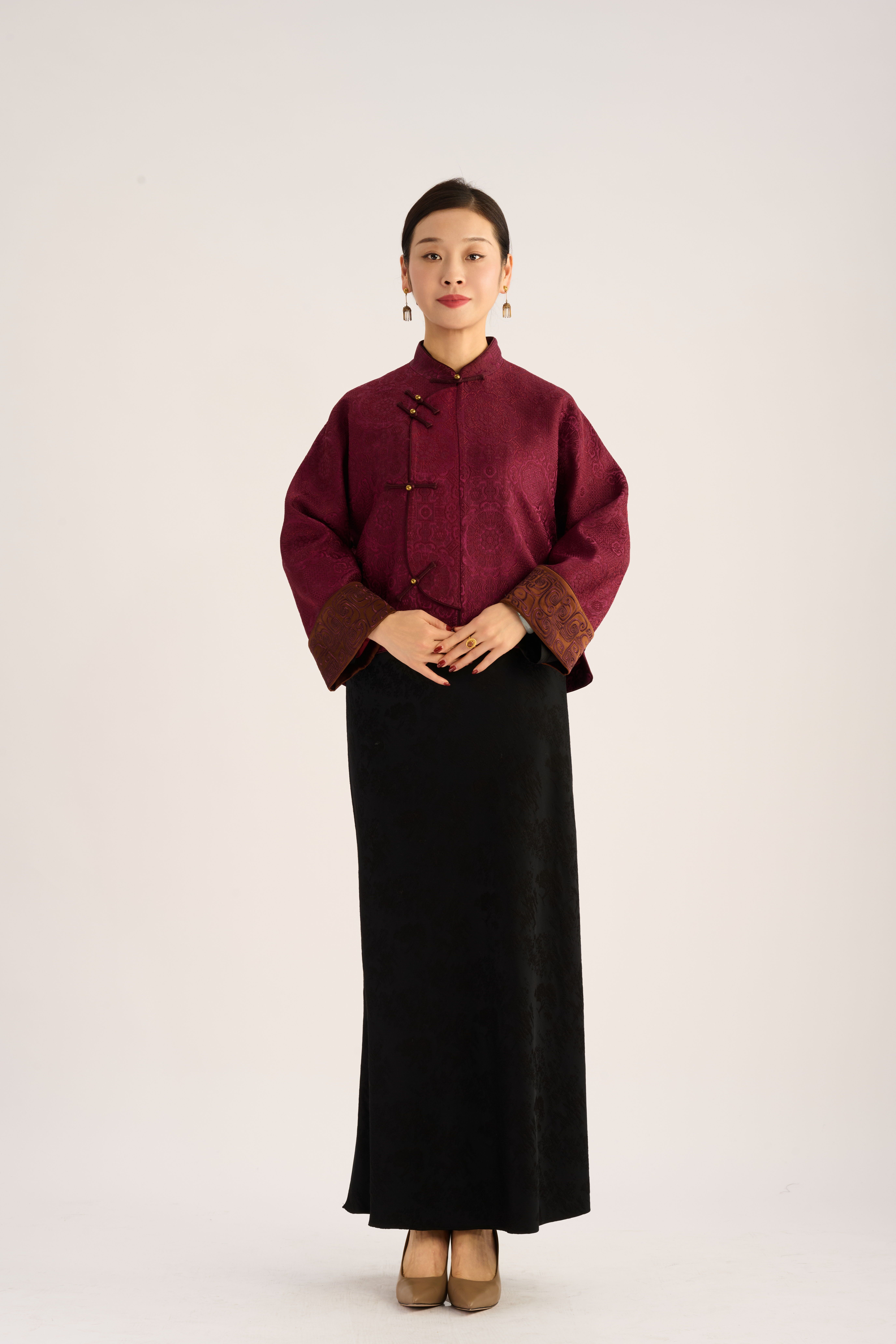 Jiuyan Pattern Blouse