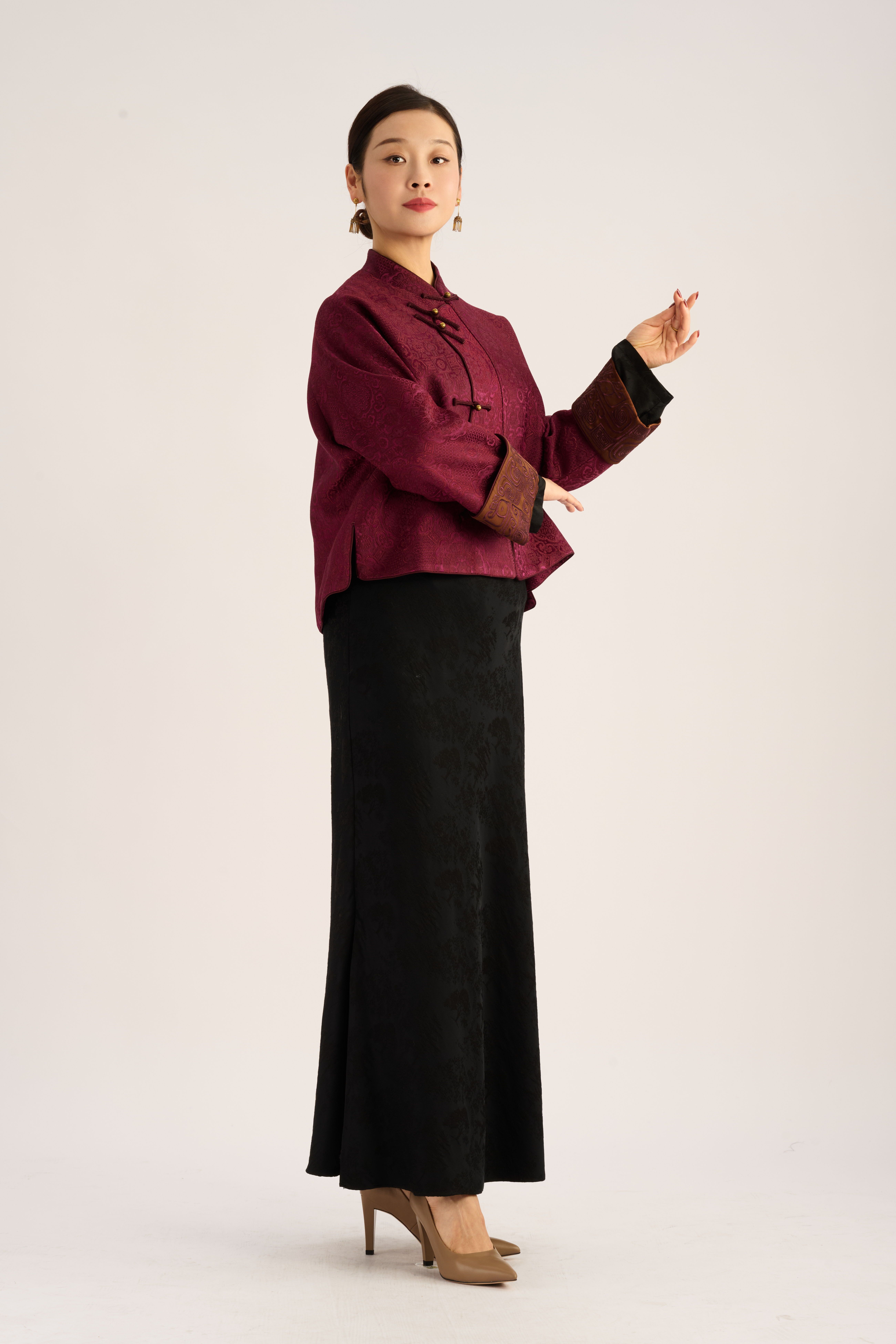 Jiuyan Pattern Blouse