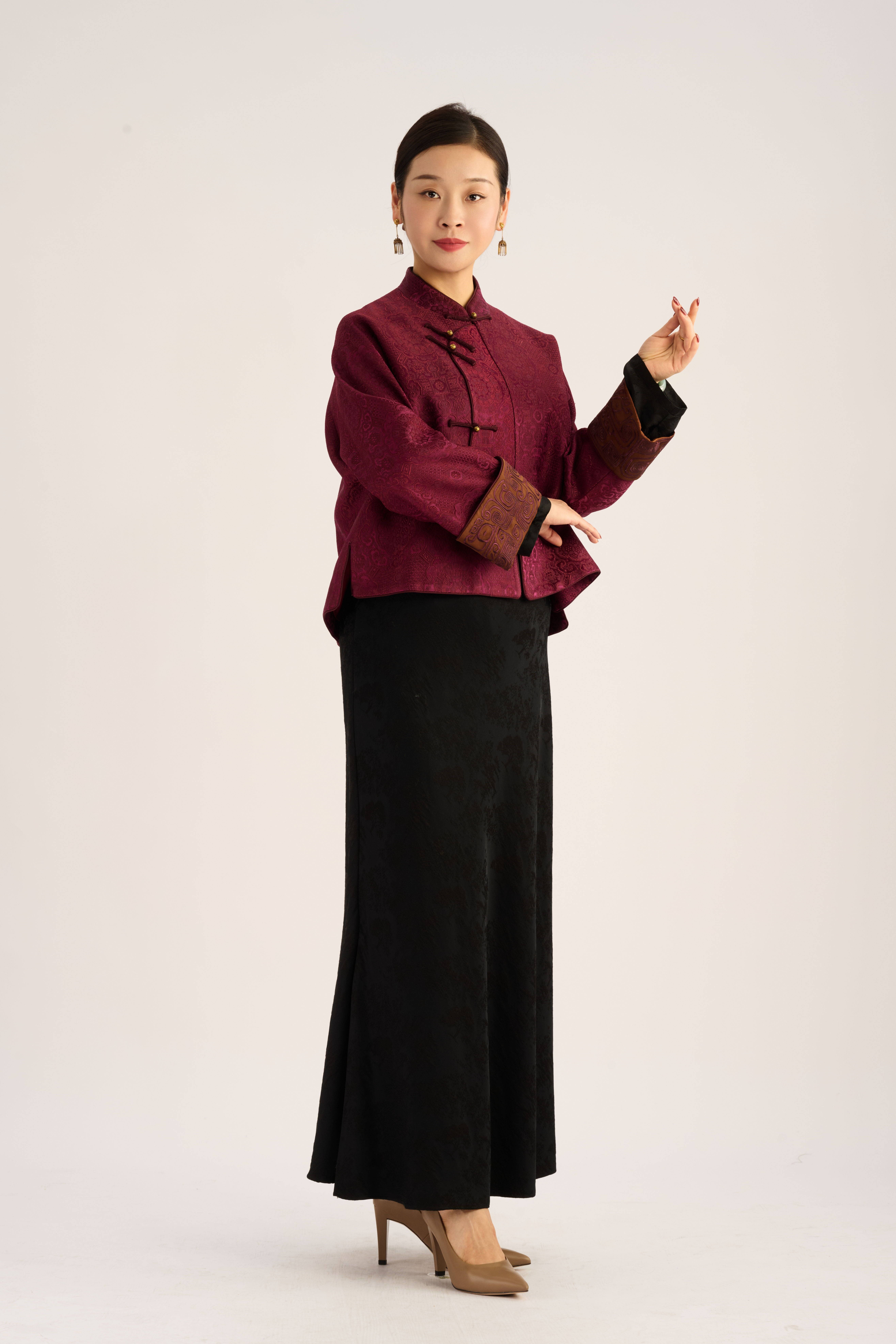 Jiuyan Pattern Blouse