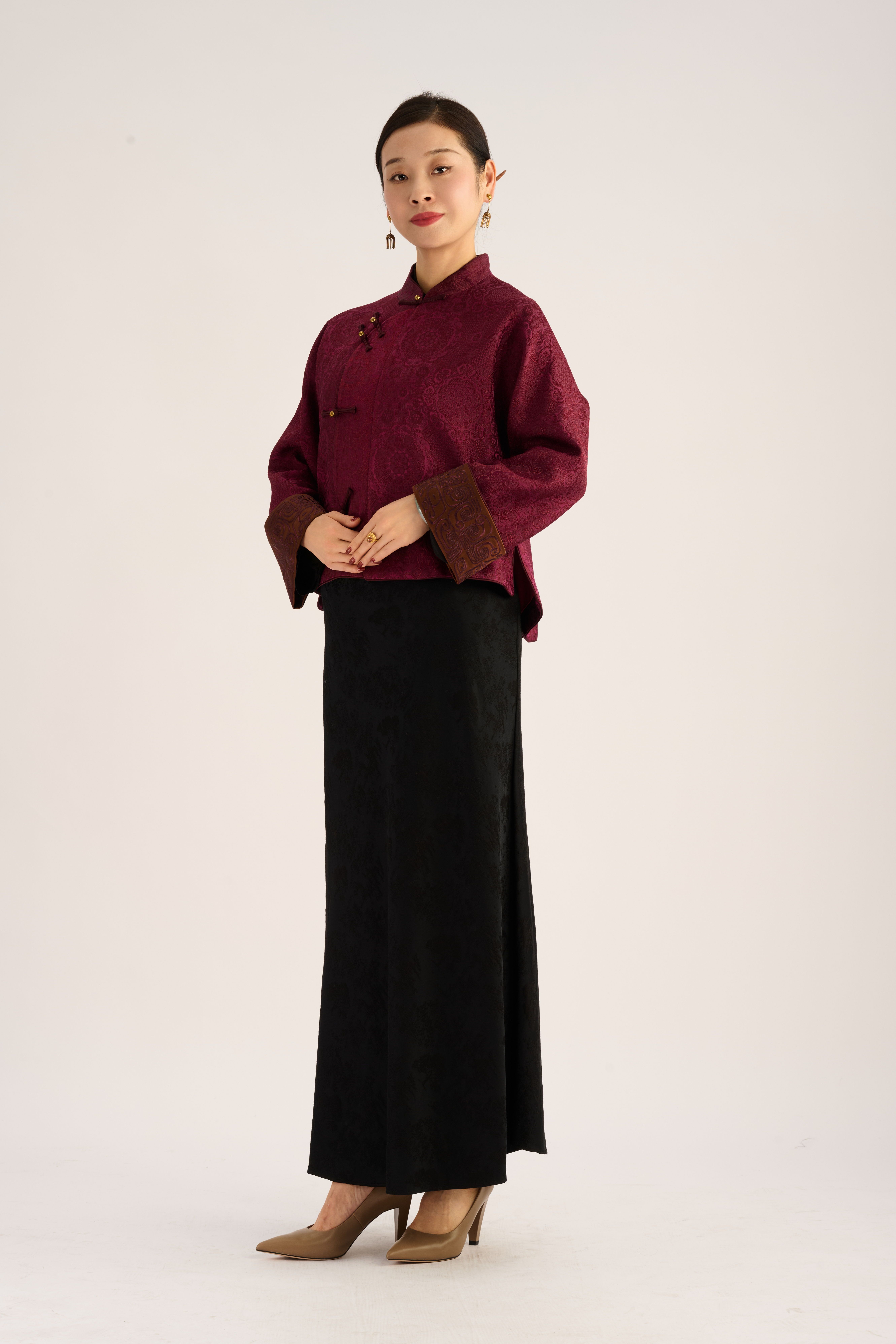 Jiuyan Pattern Blouse