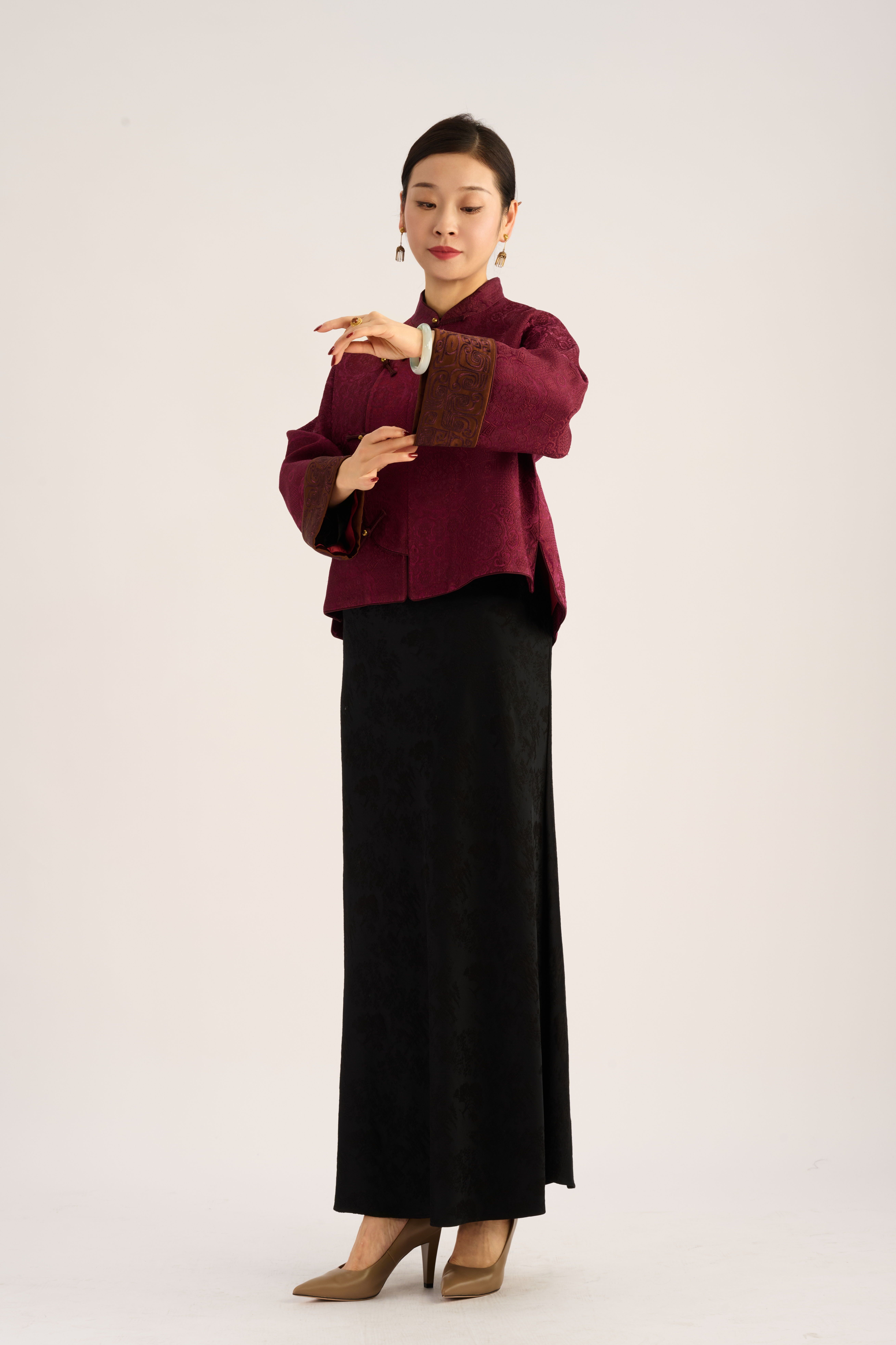 Jiuyan Pattern Blouse