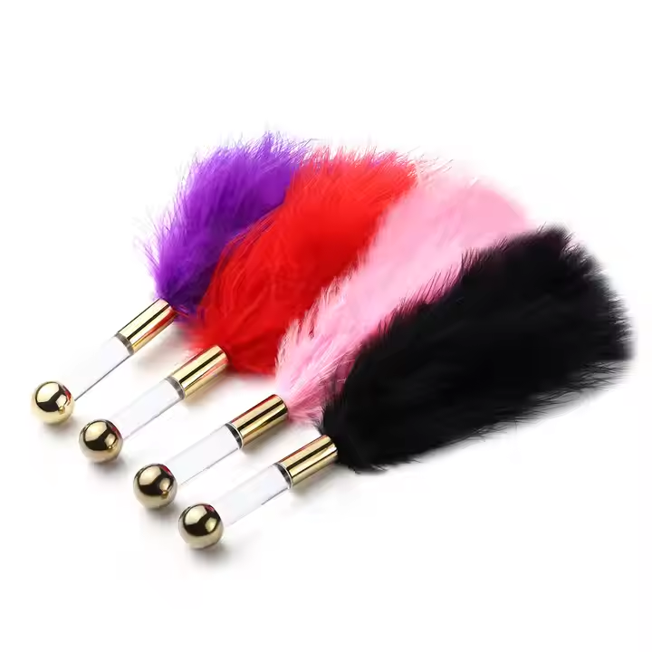 Themed Toys This Flirting Feather Stick Stainless Steel Sex Toys for Women