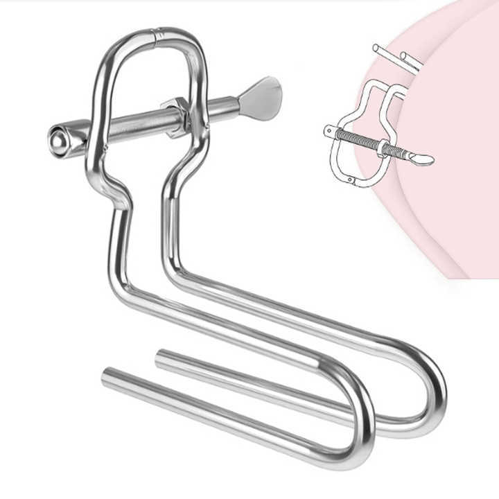 Adjustable Stainless Steel Adult Anal Vaginal Speculum Sex Toy Butt Plug for Women Juguetes Sexuales