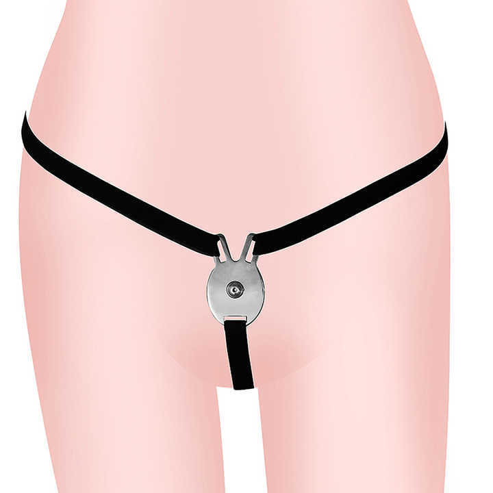 Wearable Stainless Steel and Silicone Adult Sex Bondage Gear Hollow Penis Toys and Juguetes Sexuales for SM Play