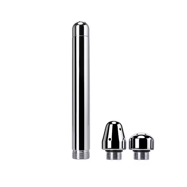 Stainless Steel Anal Toys Shower Enema Kit Metal Plug Nozzle and Vaginal Douche Adult Sex Toys Juguetes Sexuales