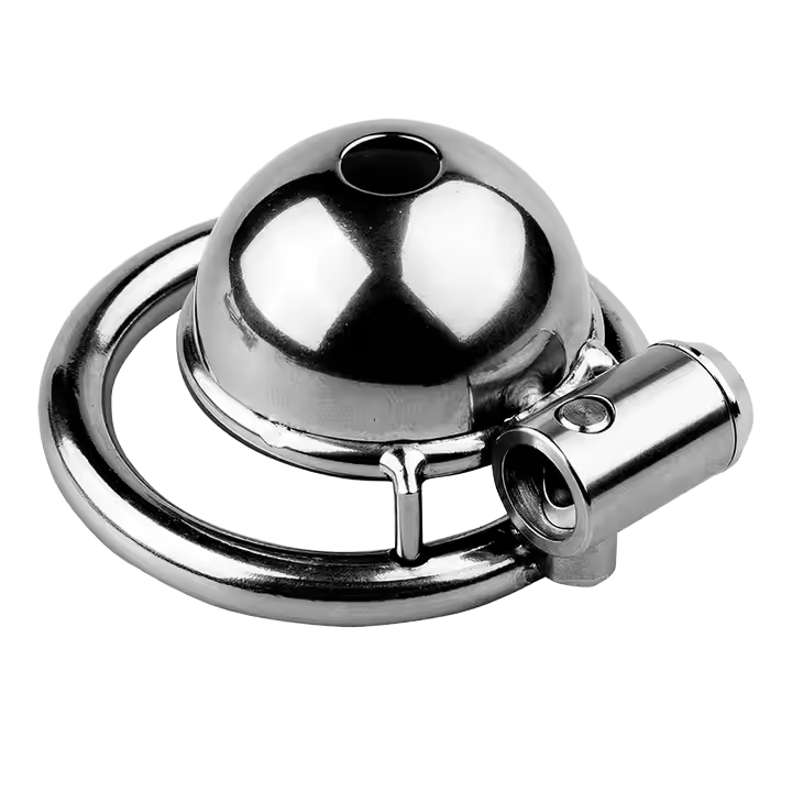Stainless Steel Male Penis Lock Short Chastity Cage BDSM Bondage Gear Sex Toys for Men