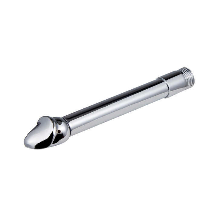 Adult Sex Toys-Stainless Steel Dildo Shape Anal Cleaner Shower Enema Bondage Gear with Juguetes Sexuales
