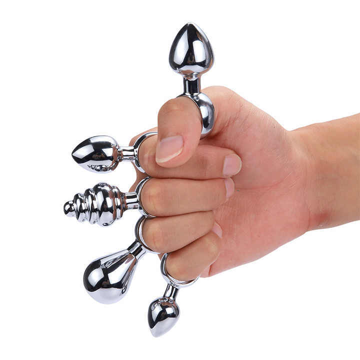 Mini 5 Size Metal Anal Plug Sex Toys Butt Plug Design Male Rings for Women and Men Juguetes Sexuales