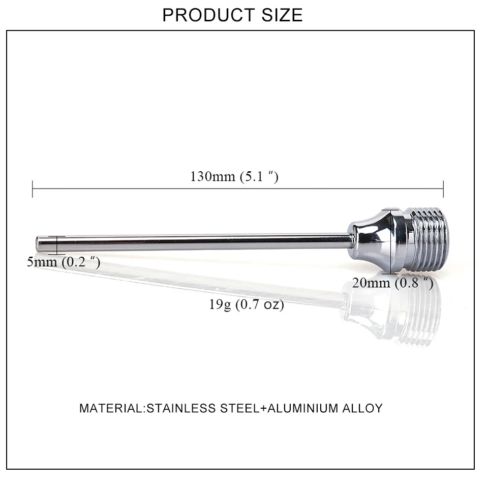 Urethral Sound Anal Toys Stainless Steel Shower Head Douche Sex Toys for Men Butt Plug Design
