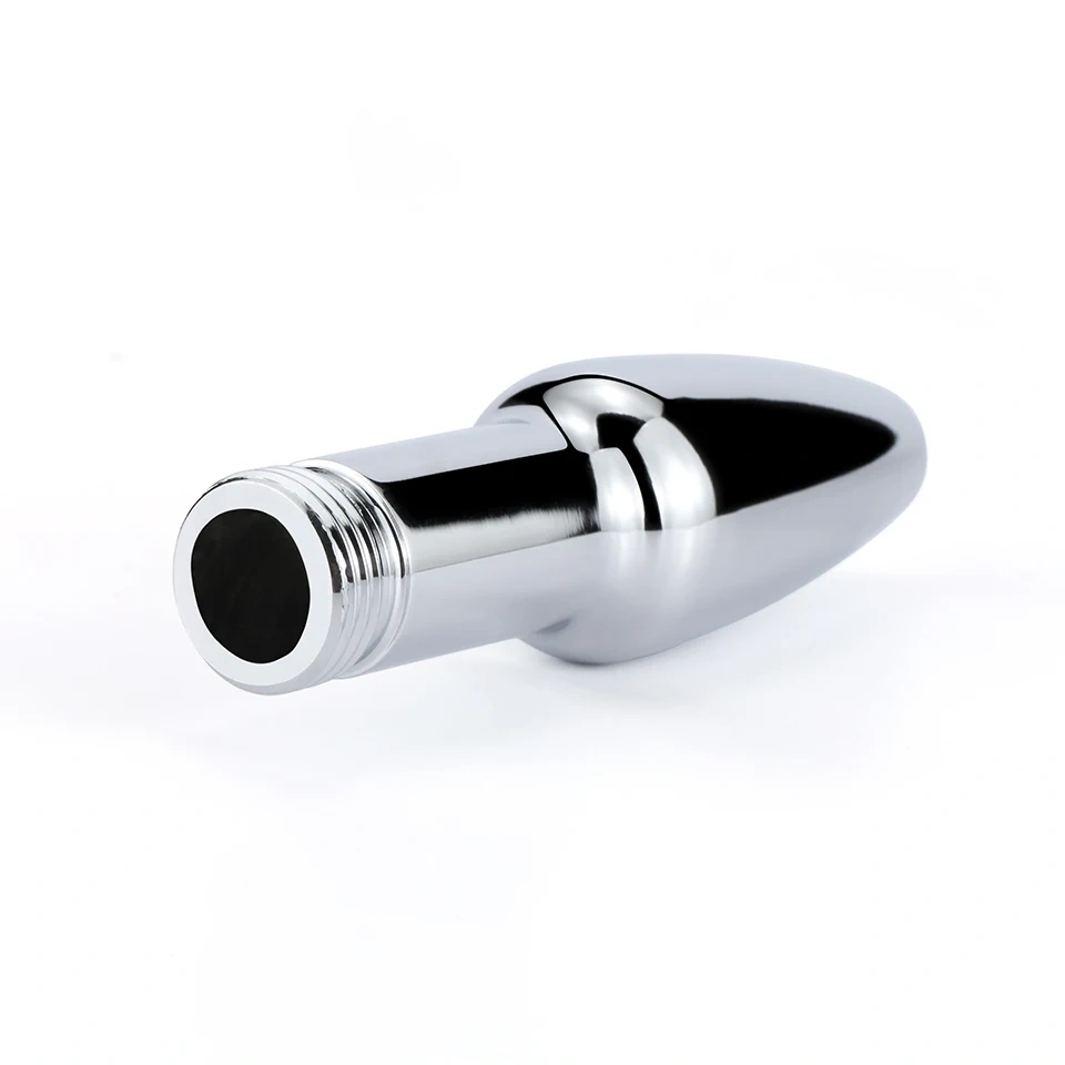 Aluminium Alloy Metal Douche Anal Toys Enema Nozzle Probe Anal Cleaning Shower Head Adult Sex Toy Juguetes Sexuales