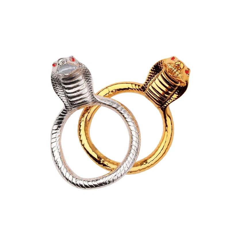 Zinc Alloy King Cobra Cock Ring for Men Gold Color Male Penis Toys Sex Ring for Enhanced Pleasure Male Enhancement Toy