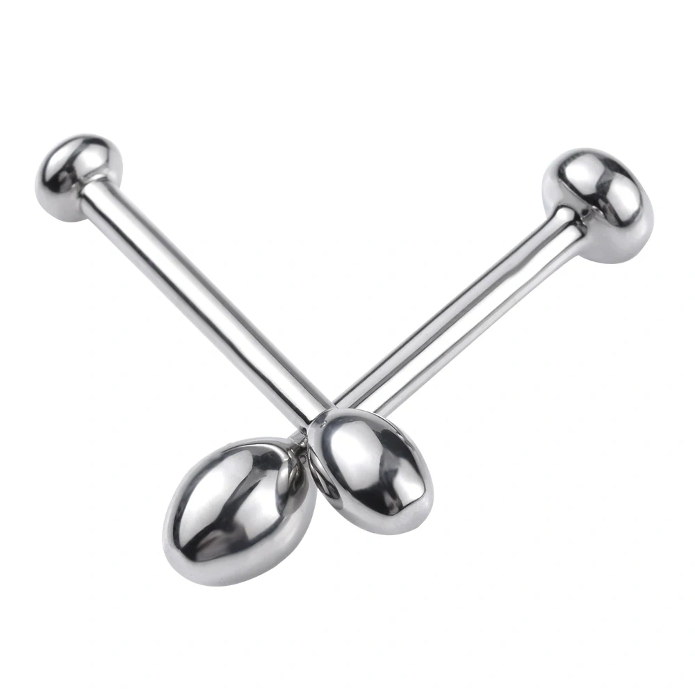 Oval Head Urethral Sounds Stainless Steel BDSM Sounding Kit Penis Toys for Men's Bondage Gear Pain Relief Sex Toys