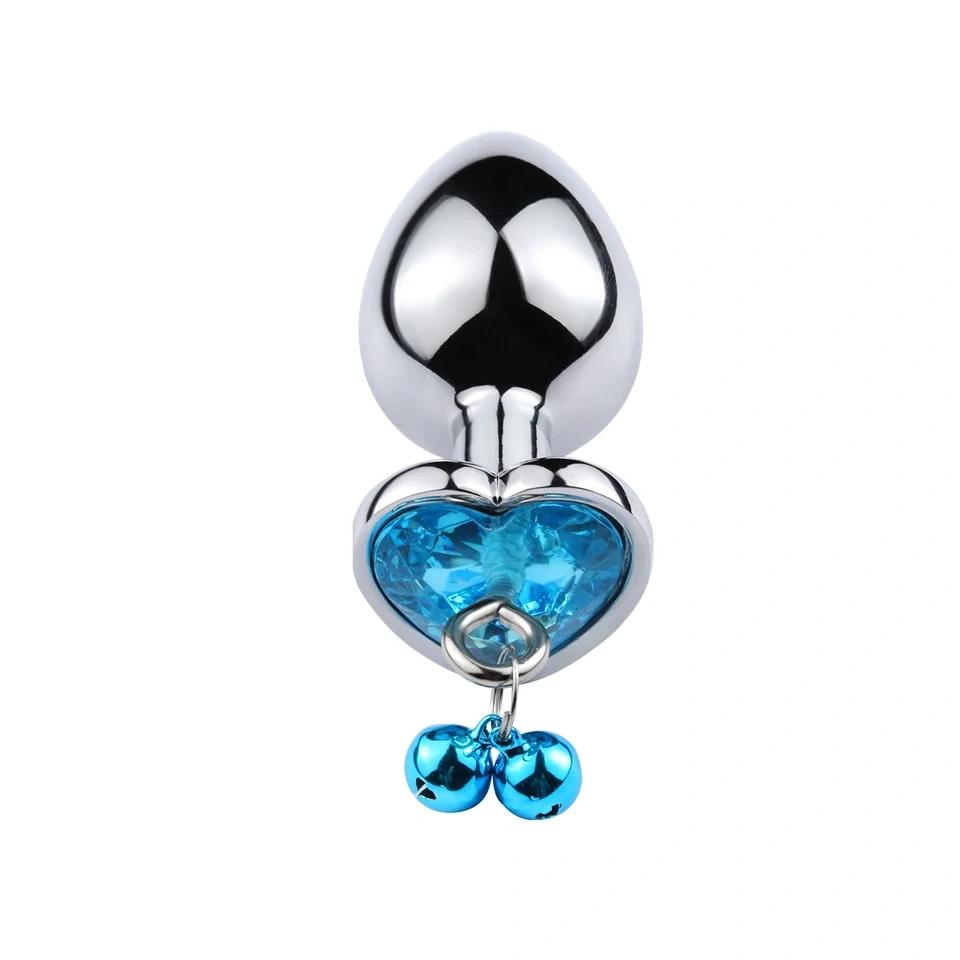 Alloy Heart Base Anal Plug Sex Toys for Women and Men Aluminium Alloy Butt Plug Juguetes Sexuales Juguetes Anal