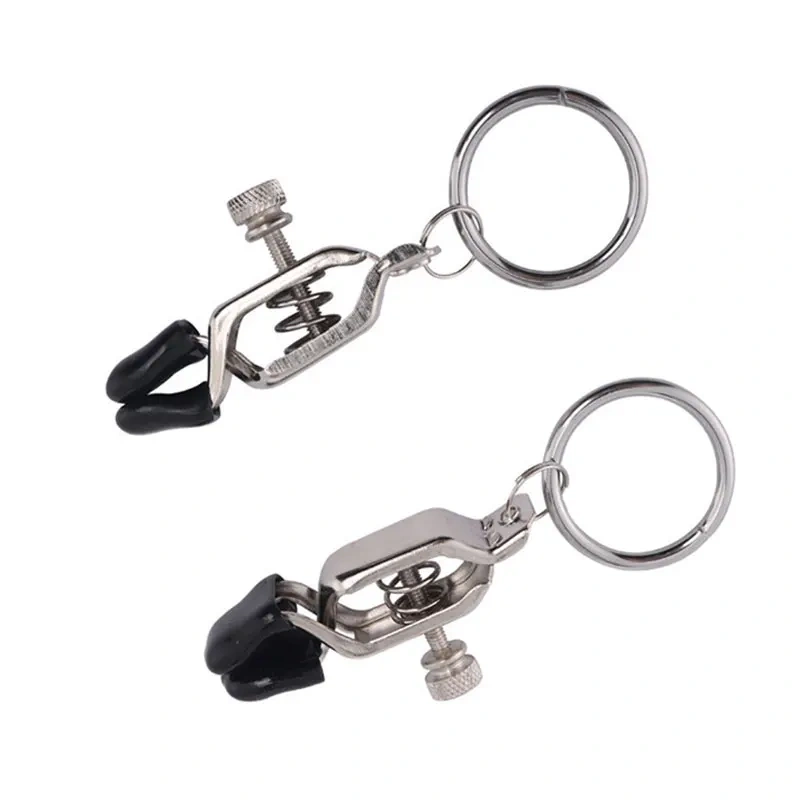 Stainless Steel Nipple Toys for Women Metal Nipple Clamps with Round Ring BDSM-SM Sex Toys Bondage Gear Juguetes Sexuales