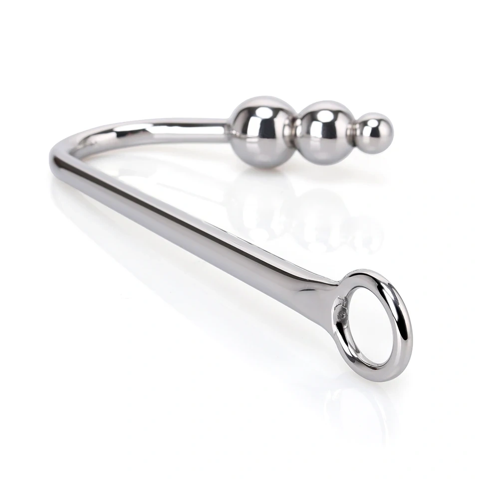 Stainless Steel Anal Toys for Men and Women 3 Balls Anal Hook and Bondage Gear Butt Plug Adult Sex Juguetes Sexuales