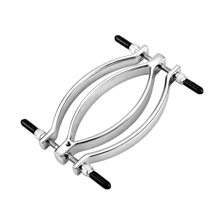 Women's Metal Silicone Clitoris Clamp for G-Spot Stimulation Vagina Speculum