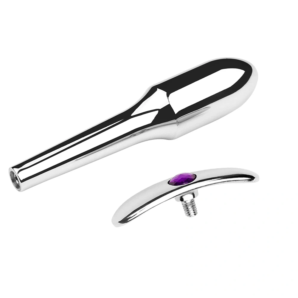 Bullet-Head Metal Sex Anal Plug Anchor-Base Butt Toy for Women Used in Sex Games From Anal Sex Toy Collection