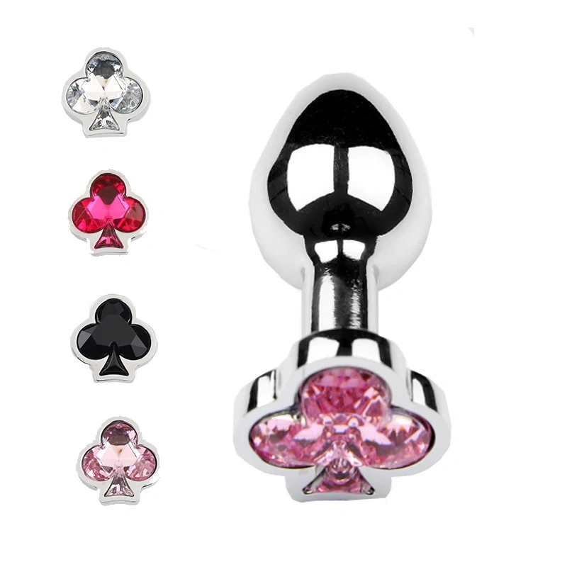 Customized Aluminium Alloy Anal Plug Sex Toys in Different Shapes for Women and Men Jewel Base Butt Plug Juguetes Sexuales