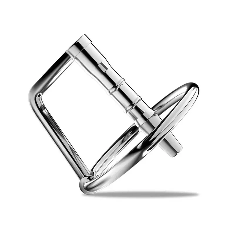 Stainless Steel Urethral Sound Hollow Penis Plug Glans Ring Adult Sex Toys for Men